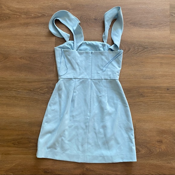 French Connection Whisper Ruffle Mini Dress - Picture 6 of 9